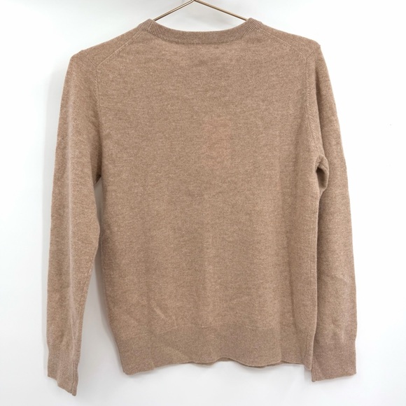 QUINCE Mongolian Cashmere Crewneck Sweater Oatmeal NWT - Picture 6 of 8